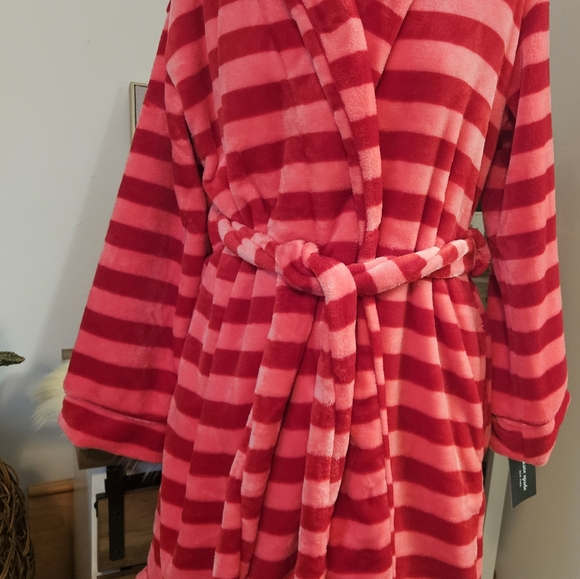 Kate Spade Chenille Striped Holiday Robe! NWT - Picture 5 of 8